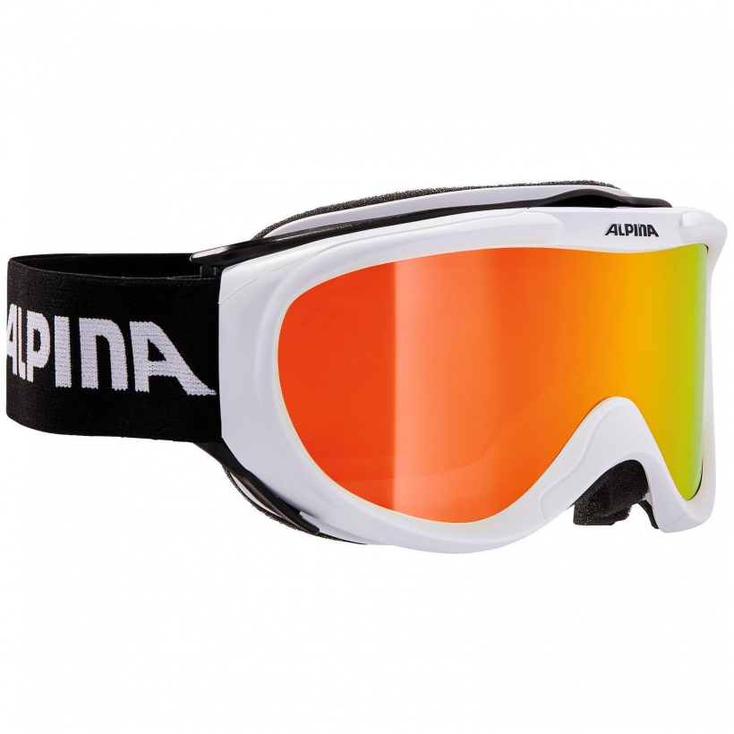Очки горнолыжные Alpina 2018-19 Freespirit Mm White Mm Orange S2 женские (арт. A7073816) - 